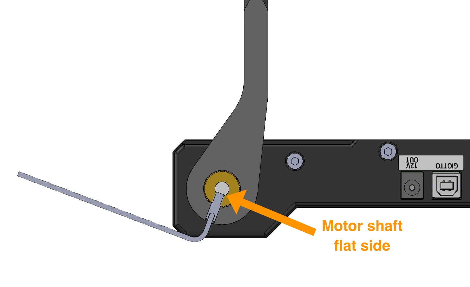 How to minimise backlash in ALTO's arm rotation