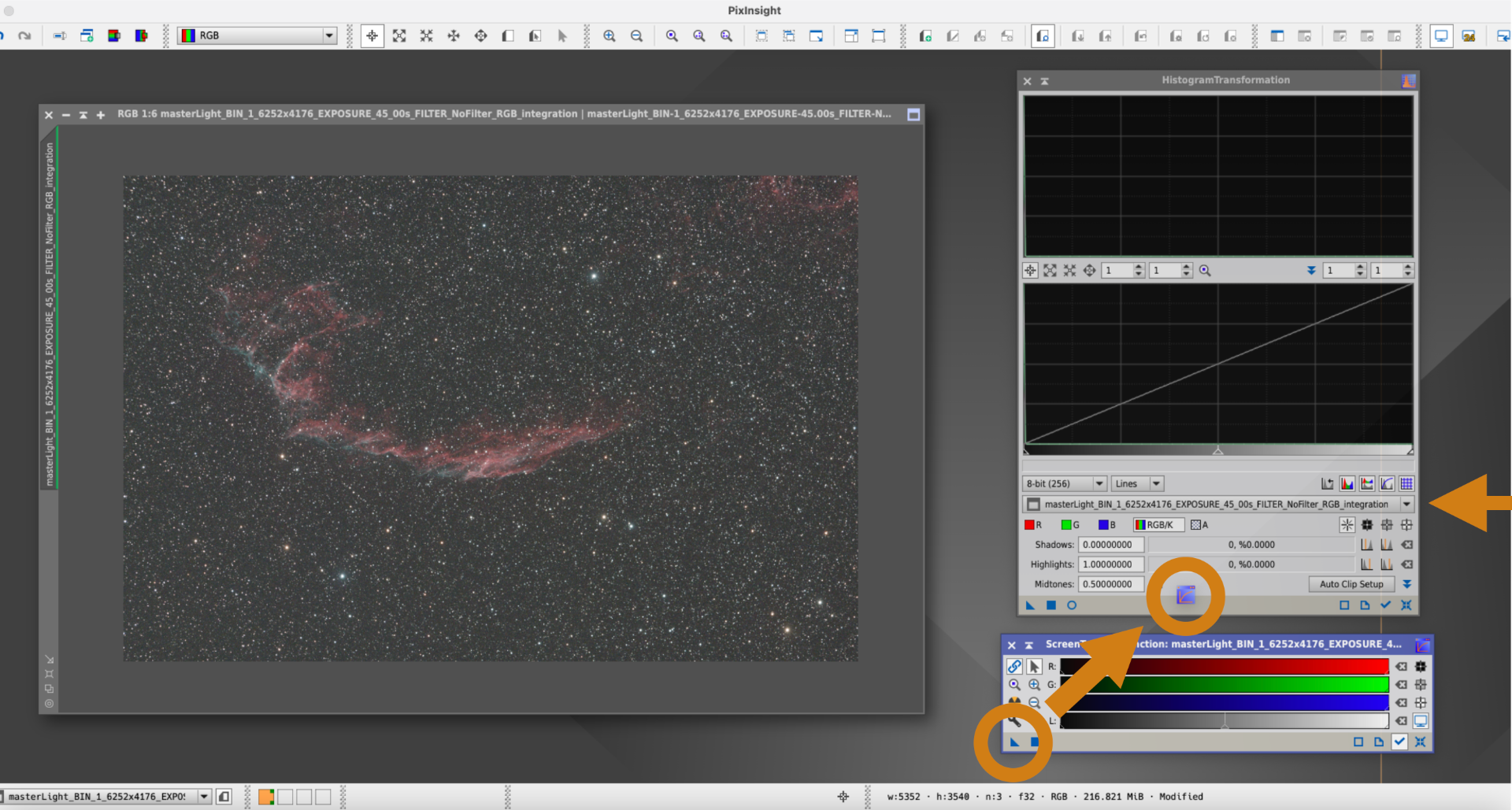 Use PixInsight to process deep-sky images recorded with PLAY