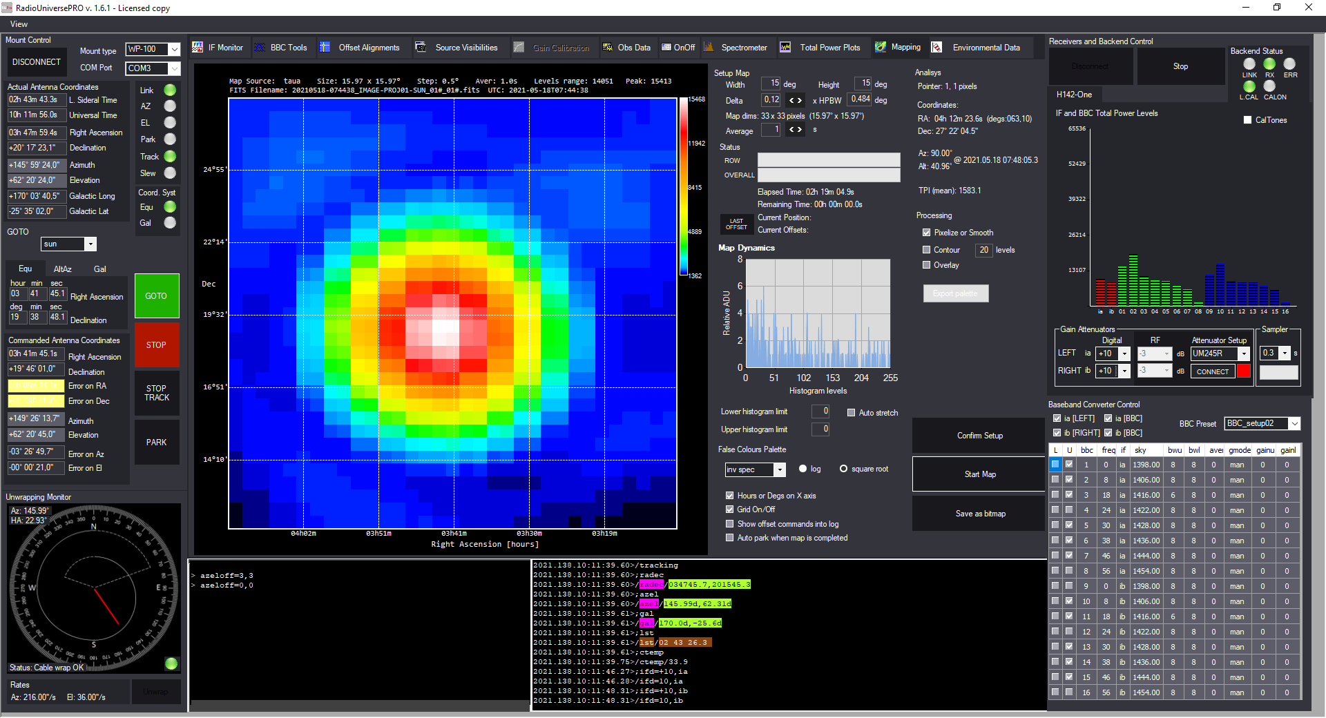 Solar radio emission with SPIDER radio telescope: radio map of the Sun