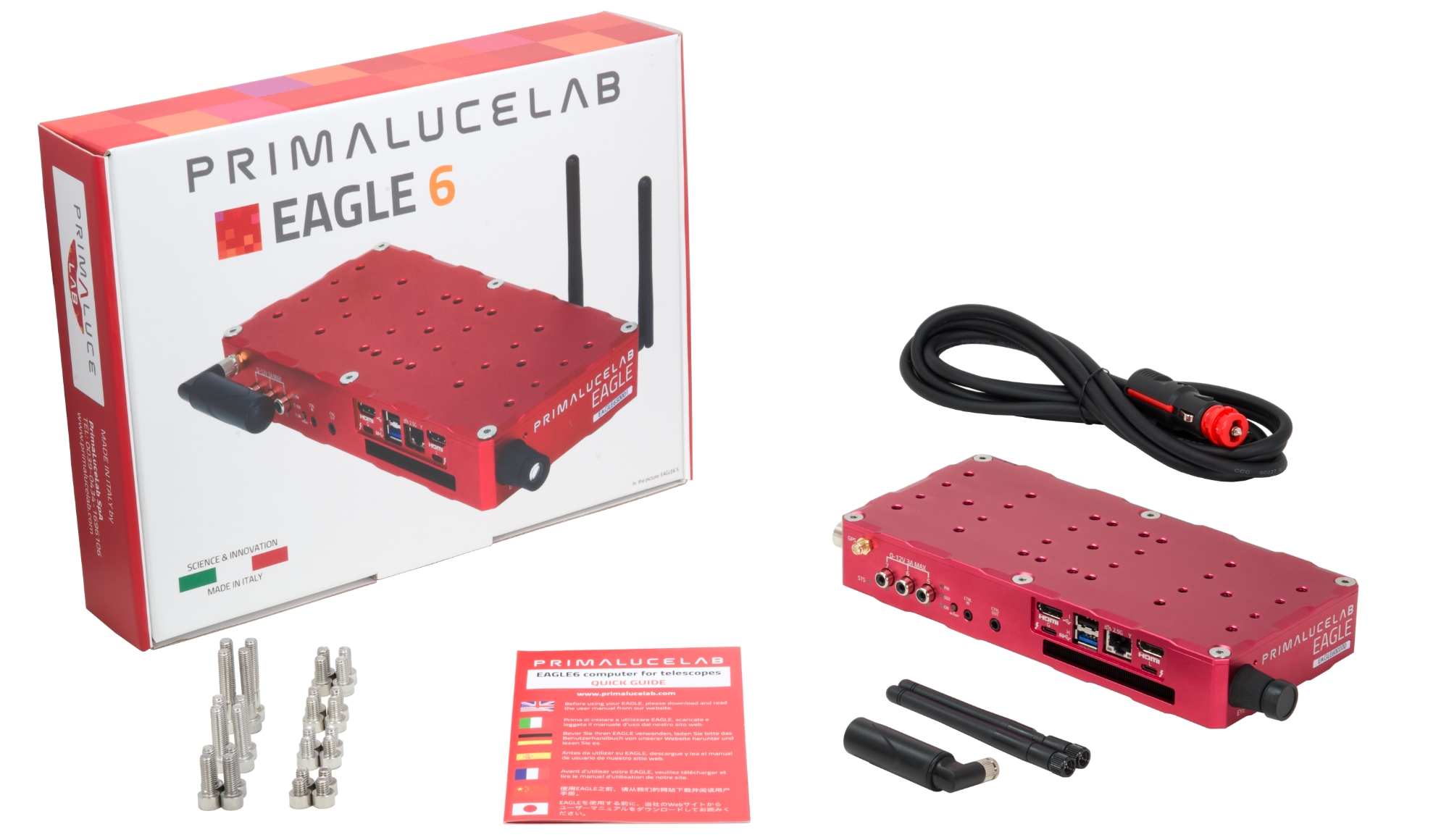 EAGLE6 PRO computer for telescopes and astrophotography scope of delivery