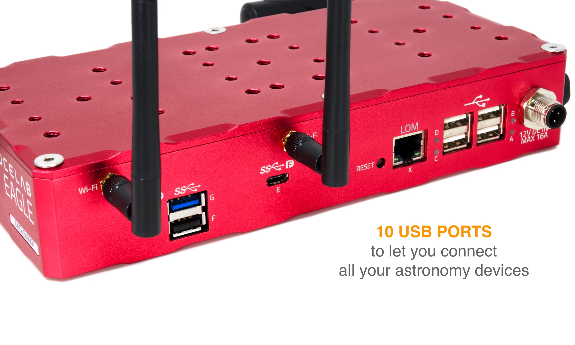 EAGLE6 computer for telescopes and astrophotography 10 USB ports