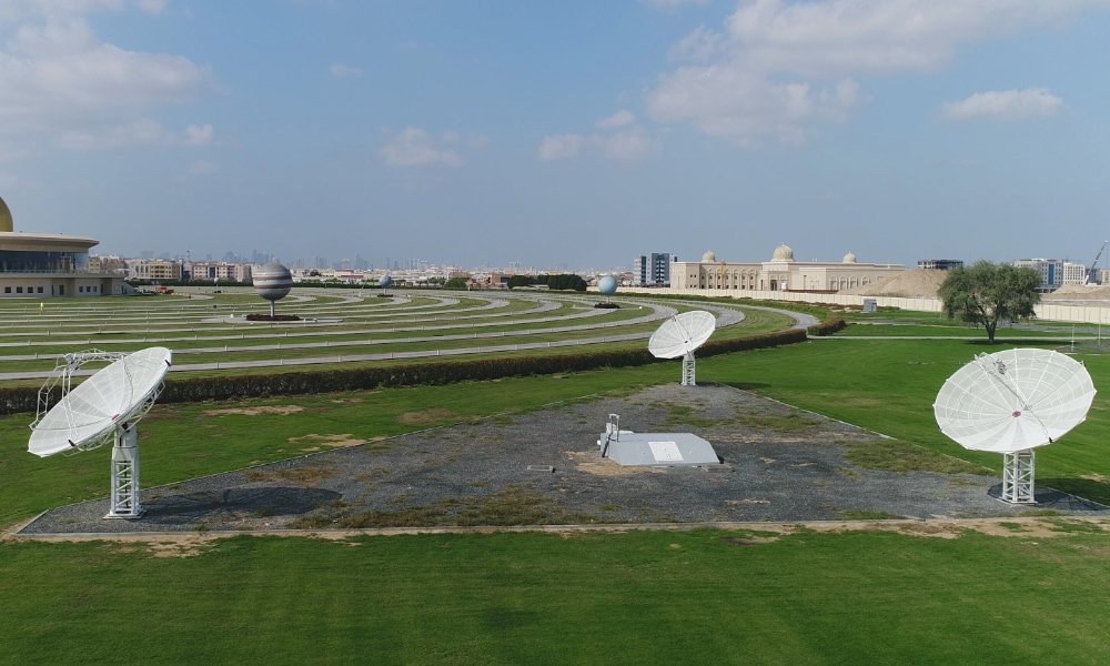 3 SPIDER 500A radio telescopes installed at Sharjah Academy for Astronomy, Space Sciences & Technology