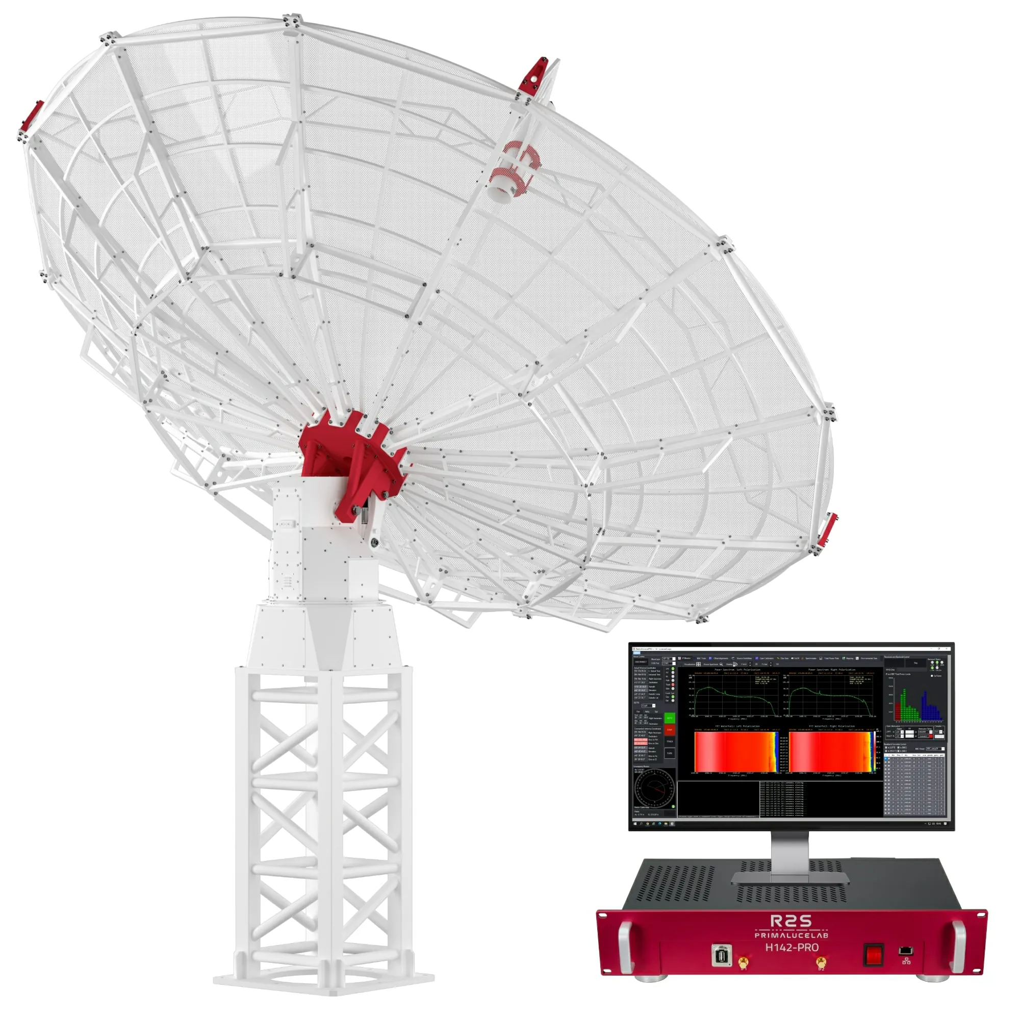 SPIDER 500A MarkII radiotelescopio professionale 5.0 metri